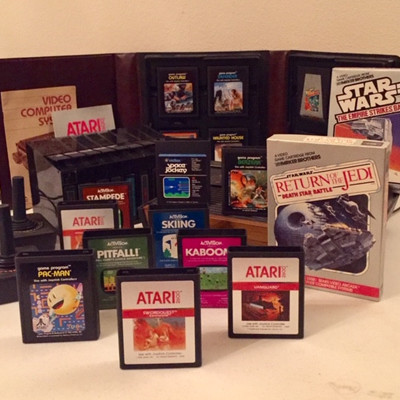 Atari System with Many Games including Star Wars