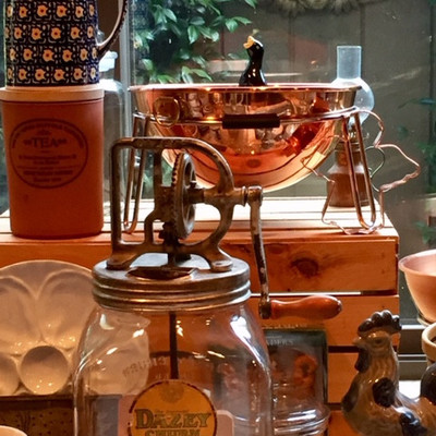 Antique Churn and More Copper