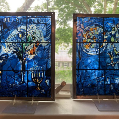 Chagall Stained Glass Panels