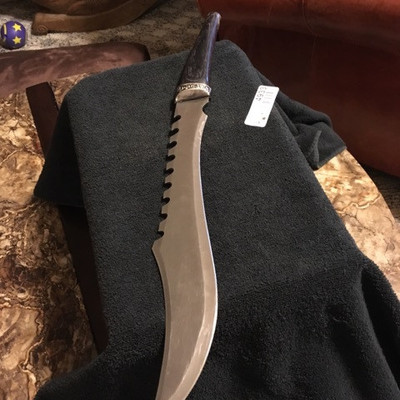 Wood Handled Machete Knife