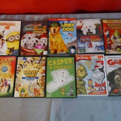 Large Lot of Kids Movies