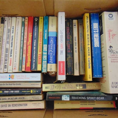 Variety of Paperback books