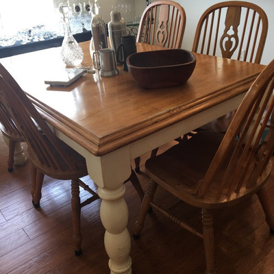 Ashley Furniture Table and 5 chairs (1 leaf) $275