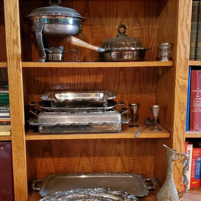 510: 	
Silver Plated Food Warmers, Teapots, Serving Trays and More
Silver Plated Food Warmers, Teapots, Serving Trays and More