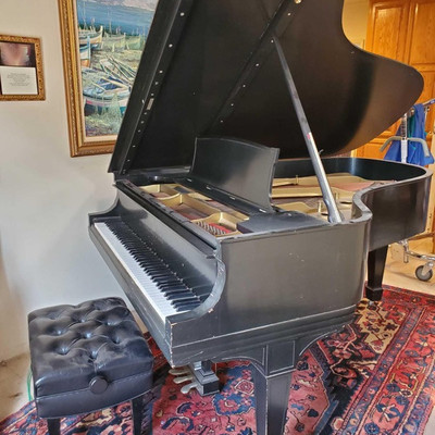 400-	
Steinway & Sons Baby Grand Piano with Two Piano Stools
Model Number: 174358