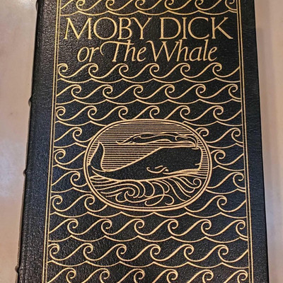 495: 	
Genuine Leather Bound Moby Dick by Herman Melville Collector's edition
Genuine Leather Bound Moby Dick by Herman Melville...