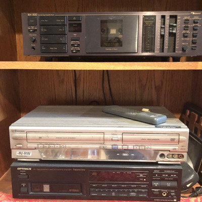 545: 	
Stereo Receivers and VCR/DVD Player
Stereo Receivers and VCR/DVD Player