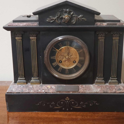 431-Marble Countertop Clock
Measures approx 12