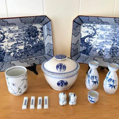 NNS131 Blue and White Tableware