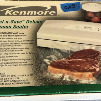 PPT025 Kenmore Seal n Save Deluxe Vacuum Sealer