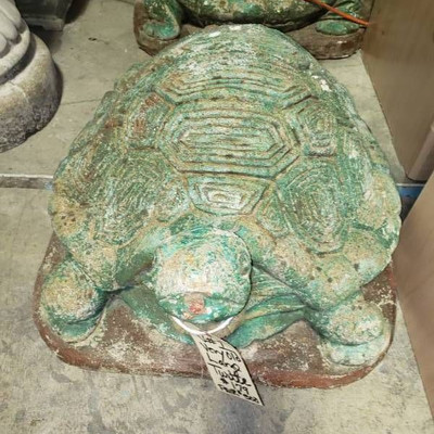 Vintage 1960's Solid Stone Turtle
