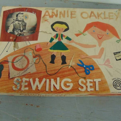 Annie Oakley Sewing Kit, Incomplete