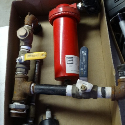 Air dryer and valves.