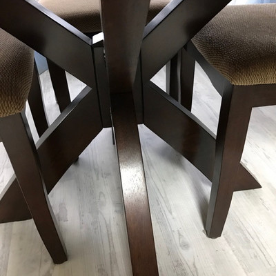 Round dining table and 4 chairs $195
48 X 30