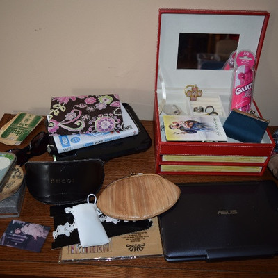 Laptop, Jewelry Box, & Accessories