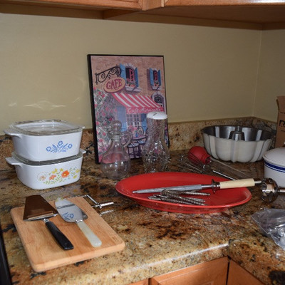 Casserole Dishes, Utensils, & Baking Items