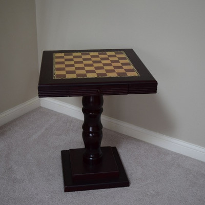 Chess Board on Table Stand