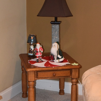 Seasonal, Side Table, & Lamp