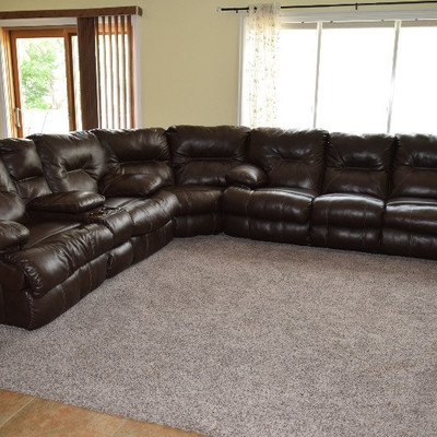 Reclining Leather Sectional