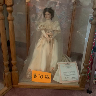 Porcelain bride doll