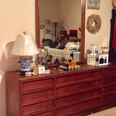 Mid Century Modern Dresser with Mirror