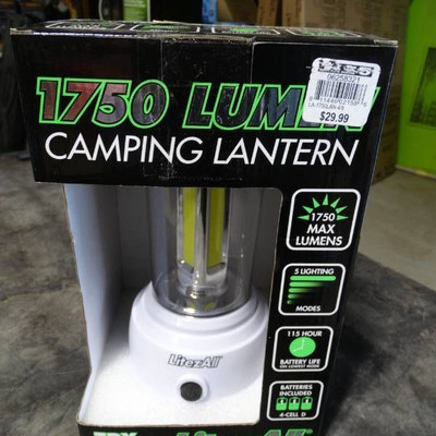 1750 lumen camping lantern.