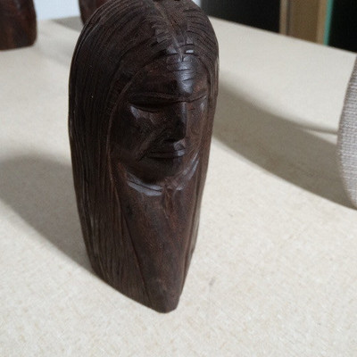 Ironwood indian bust