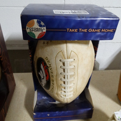 Denver Broncos full size leather limited edition f ...