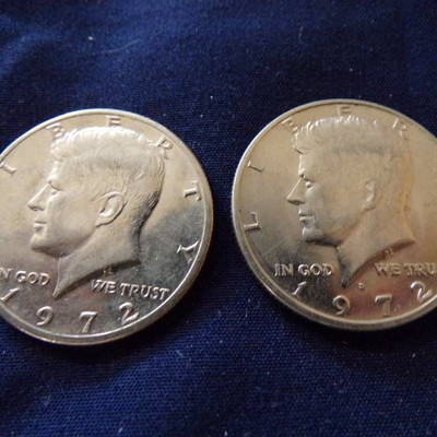 1972, 1972D Kennedy Half Dollar
