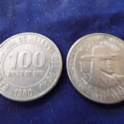 2 Peruvian Coins
