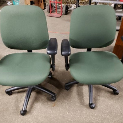 Pair of Swivel Office Chairs