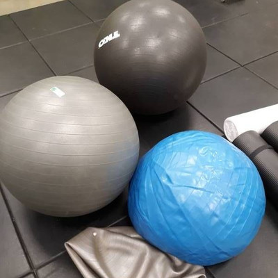 Lot of Exercise Balls