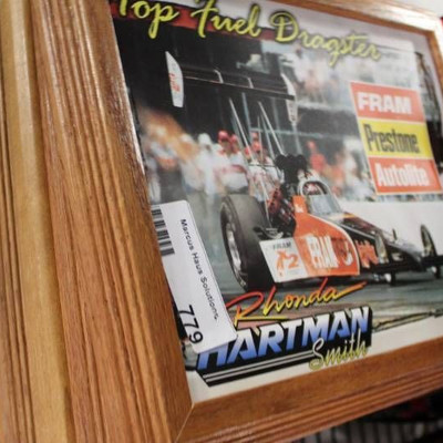 8- Framed Racing Car Pictures