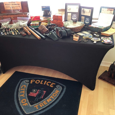 Large collection law enforcement memorabilia