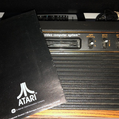 Vintage Atari Game System!