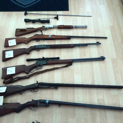 **GUNS** (Guns in this sale may be sold prior to scheduled sale days)

#1 -  Stevens Model 58B - Savage Arms Corporation, Chicopee Falls,...