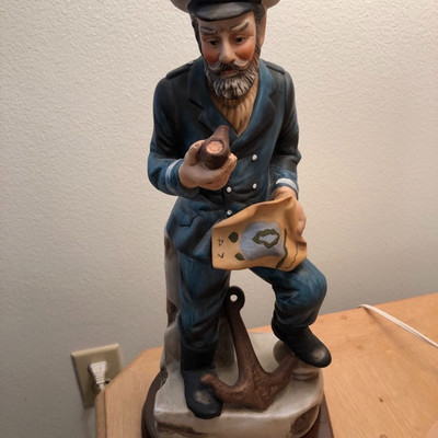Vintage Ship Captain Figurine