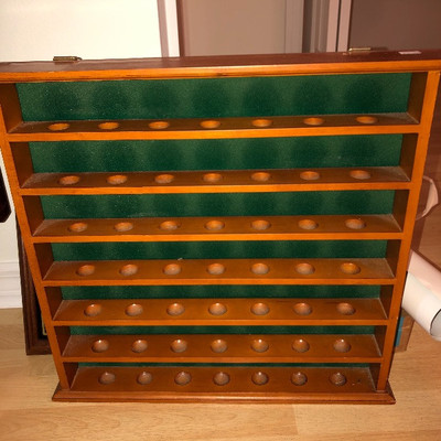 Golf ball collection display case