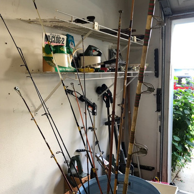 Nice selection fishing rods and reels