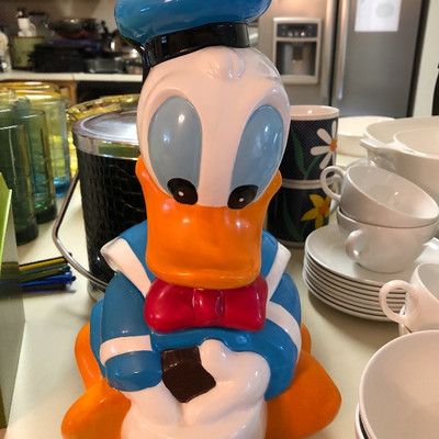 Collectible Vintage Donald Duck Cookie Jar