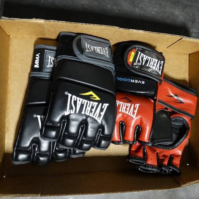 Lot with 2 pair of kickboxing gloves.