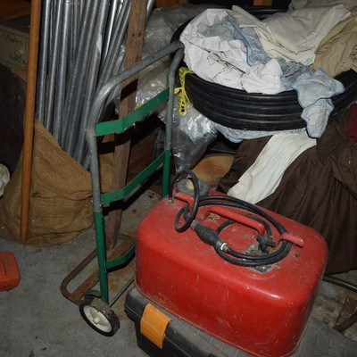Lawn Tools, Moving Dolly, Garage Items