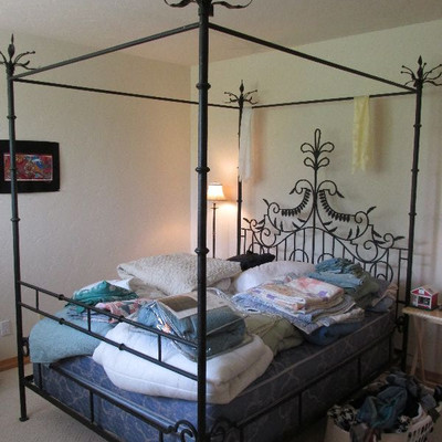 Beautiful four post bed