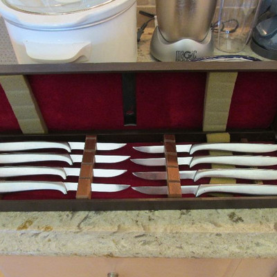 Vintage 60s Gerber knife set