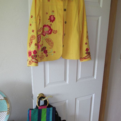 Hand made silk jackets and blouses