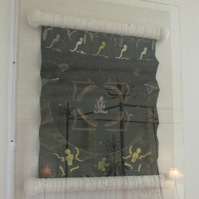 Hindu scroll art