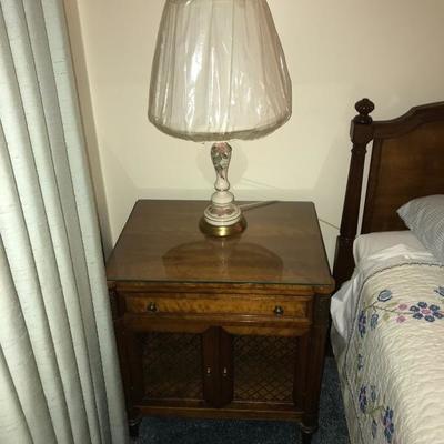 The night Stands have a french provincial look