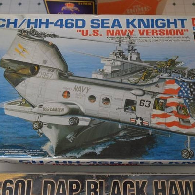 2 Models - CH HH-46D Sea Knight & AH-60L DAP Black ...