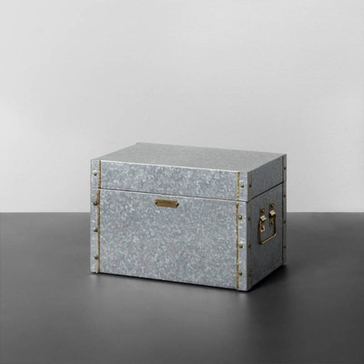 Galvanized Storage Box - Small - Hearth & Hand wit ...