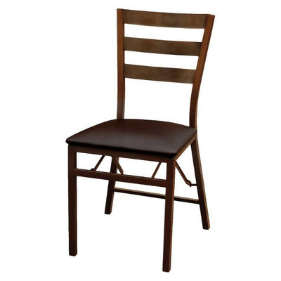 Pack of 3 Folding Chair Brown - Plastic Dev Group